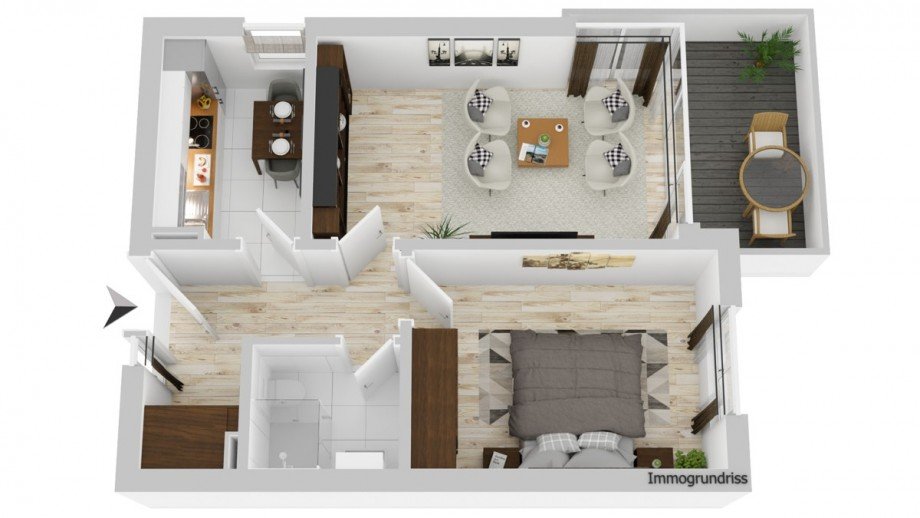 _Grundriss EG Erdgeschosswohnung Rheine