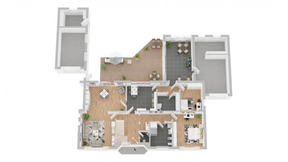 EG mit 2 Garagen Einfamilienhaus Nordhorn