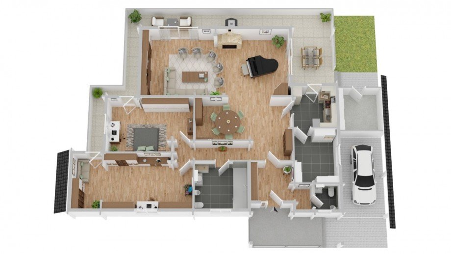 EG Grundriss Einfamilienhaus Rheine