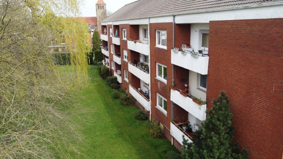 Westseite Mehrfamilienhaus Rheine