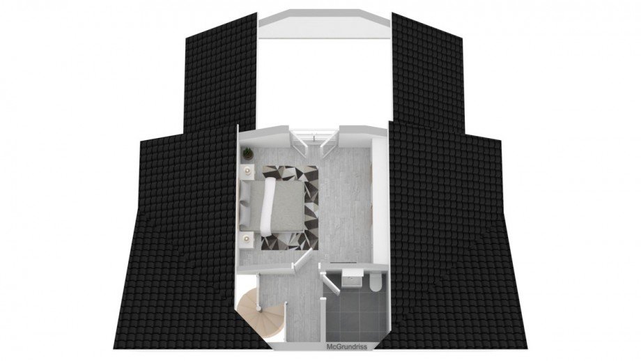 ausgebauter Dachboden Dachgeschosswohnung Rheine