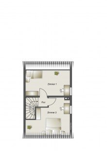 Dachgeschoss FamilyHome- Reihenendhaus mit Garten & Garage. 
Ihr Projekt mit Perspektive