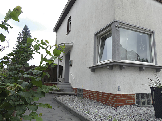 Seitenansicht Villa Rheine