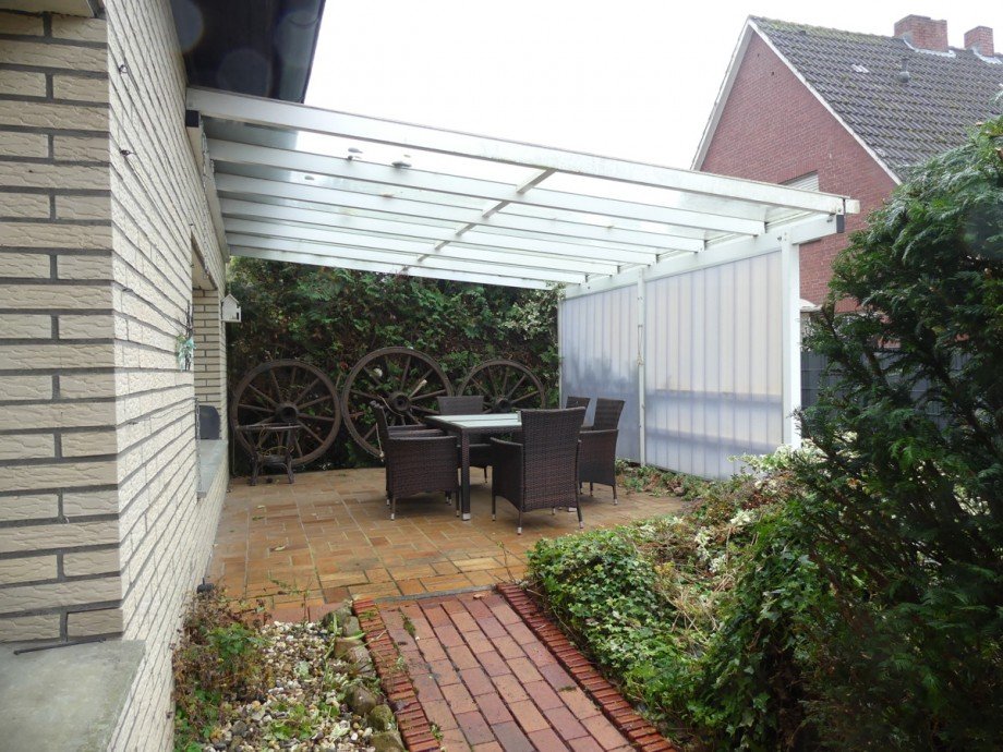 �berdachte Terrasse Einfamilienhaus Rheine